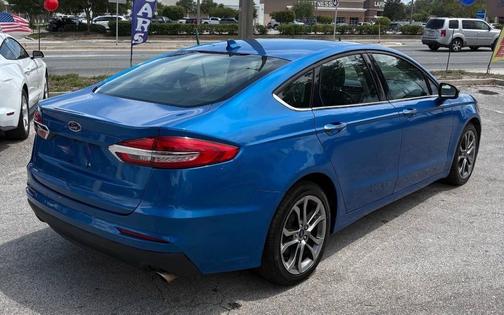 Blue 2020 Ford Fusion SEL