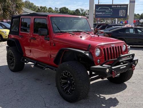 Firecracker Red Clearcoat 2017 Jeep Wrangler Unlimited Sport