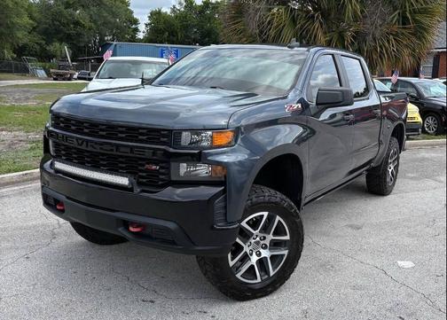 Pewter 2020 Chevrolet Silverado 1500 Custom Trail Boss