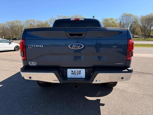 Blue 2016 Ford F-150 Lariat