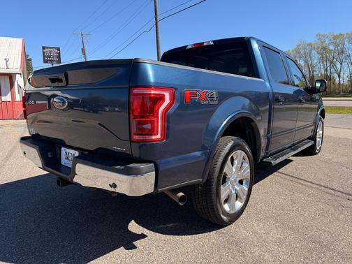 Blue 2016 Ford F-150 Lariat