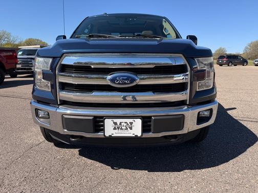 Blue 2016 Ford F-150 Lariat