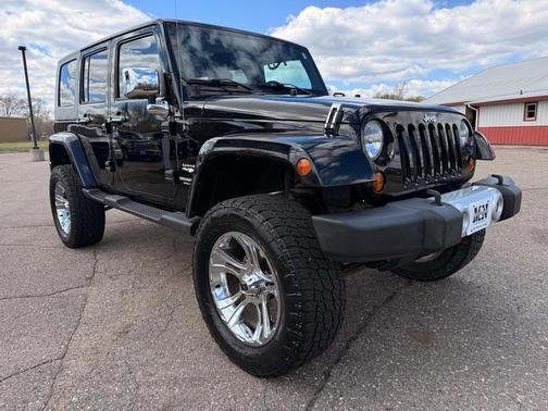 Black 2010 Jeep Wrangler Unlimited Sahara