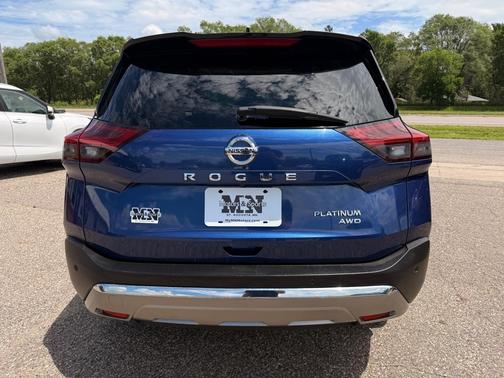 Blue / Black 2021 Nissan Rogue Platinum