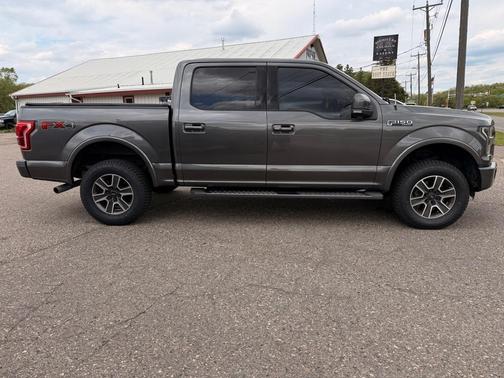 Gray 2015 Ford F-150 Lariat