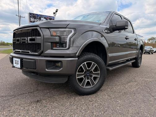 Gray 2015 Ford F-150 Lariat