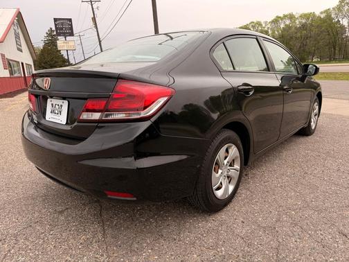 Black 2014 Honda Civic LX