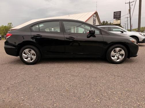 Black 2014 Honda Civic LX