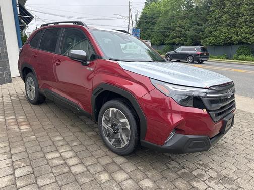Crimson Red Pearl 2025 Subaru Forester Hybrid Premium