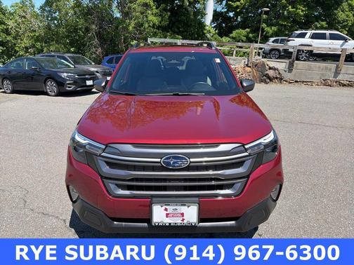 Crimson Red Pearl 2025 Subaru Forester Hybrid Premium