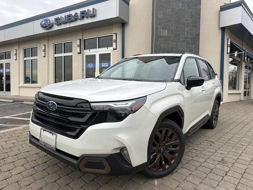 Crystal White Pearl 2025 Subaru Forester Sport SUV