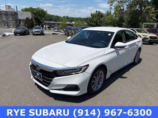 Platinum White Pearl 2021 Honda Accord LX 1.5T