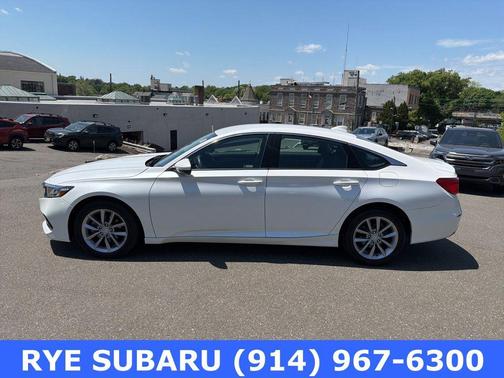 Platinum White Pearl 2021 Honda Accord LX 1.5T