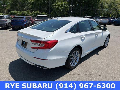 Platinum White Pearl 2021 Honda Accord LX 1.5T