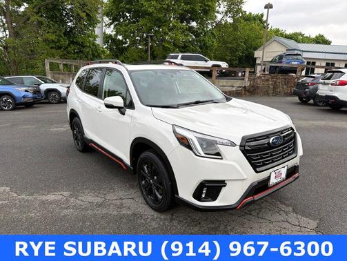 Crystal White Pearl 2023 Subaru Forester Sport