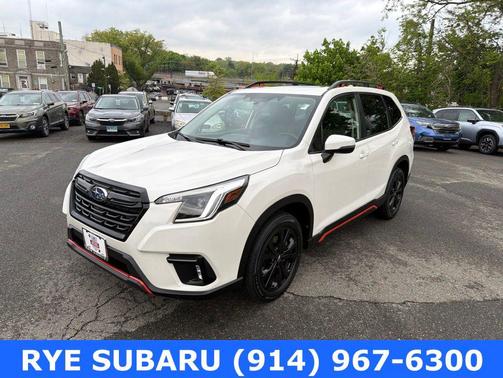 Crystal White Pearl 2023 Subaru Forester Sport