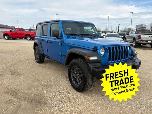 Hydro Blue Pearlcoat 2024 Jeep Wrangler Sport S