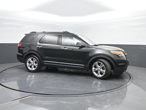 White Platinum Metallic Tri-Coat 2015 Ford Explorer Limited