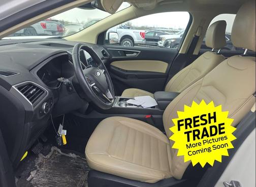 Star White Metallic Tri-Coat 2024 Ford Edge SEL