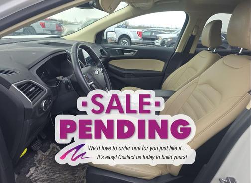 Star White Metallic Tri-Coat 2024 Ford Edge SEL