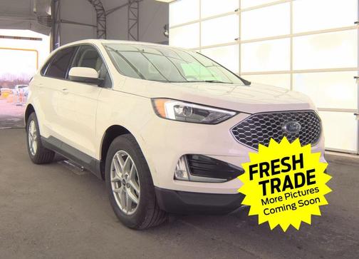 Star White Metallic Tri-Coat 2024 Ford Edge SEL