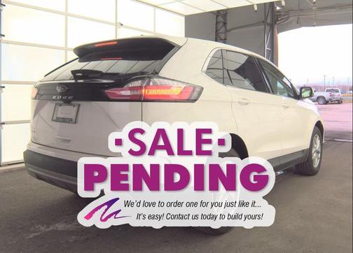 Star White Metallic Tri-Coat 2024 Ford Edge SEL