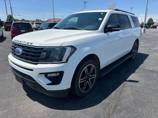 Star White Metallic Tri-Coat 2020 Ford Expedition Max Limited
