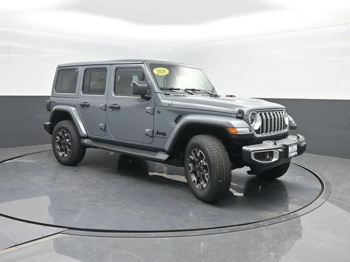 GRAY 2026 Jeep Wrangler 4-Door Sahara 4x4