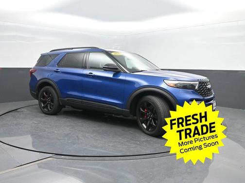 Atlas Blue Metallic 2021 Ford Explorer ST