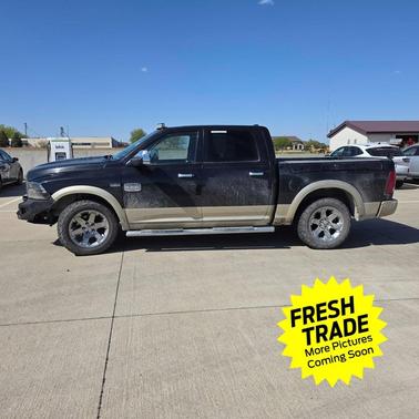 Brilliant Black Crystal Pearl 2011 Dodge Ram 1500 Laramie Longhorn