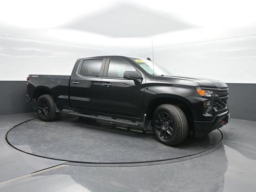 Black 2023 Chevrolet Silverado 1500 Custom