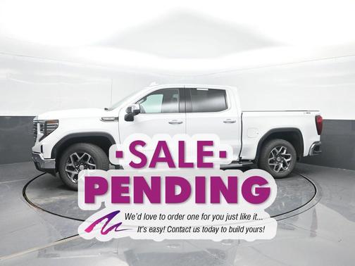 Summit White 2025 GMC Sierra 1500 SLT