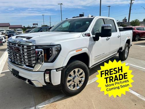 White Frost Tricoat 2024 GMC Sierra 2500 Denali