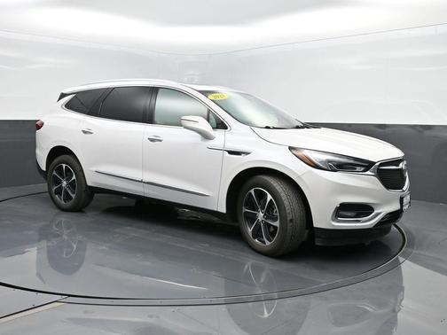 White Frost Tricoat 2021 Buick Enclave AWD Essence