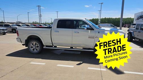 Pearl White 2017 RAM 2500 Limited Crew Cab 4x4 6'4' Box