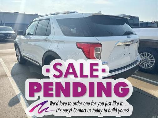 Star White Metallic Tri-Coat 2023 Ford Explorer King Ranch