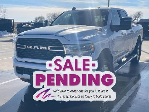 Bright White Clearcoat 2023 RAM 2500 Big Horn Crew Cab 4x4 6'4' Box
