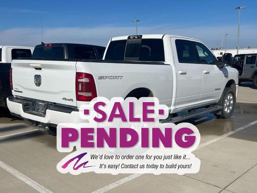 Bright White Clearcoat 2023 RAM 2500 Big Horn Crew Cab 4x4 6'4' Box