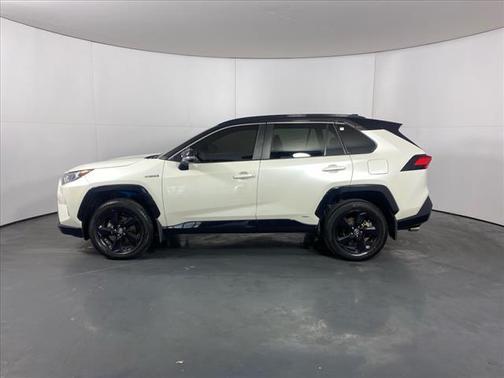 Blizzard Pearl w/Midnight Black Roof 2020 Toyota RAV4 Hybrid SE
