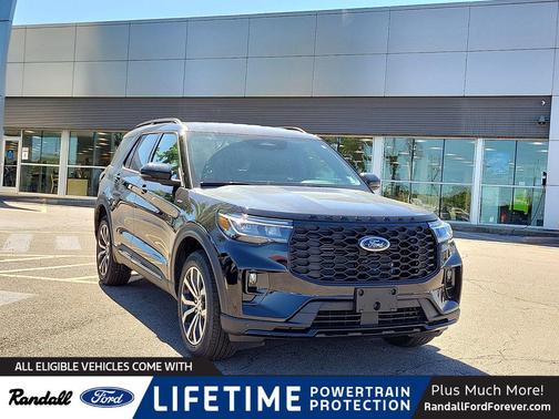 AGATE BLACK METALLIC 2026 Ford Explorer ST-Line