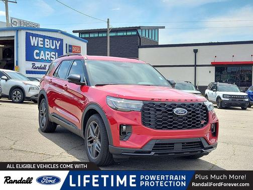Rapid Red Metallic Tinted Clearcoat 2026 Ford Explorer ST