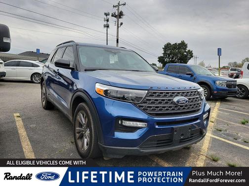 ATLAS BLUE METALLIC 2023 Ford Explorer XLT