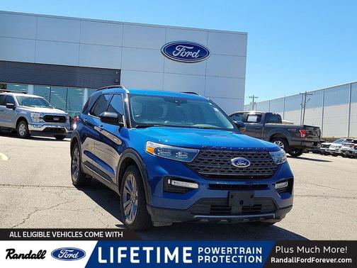 ATLAS BLUE METALLIC 2023 Ford Explorer XLT