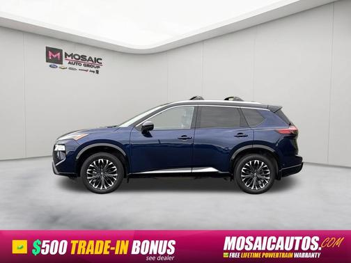 Deep Ocean Blue/Super Blk 2026 Nissan Rogue Platinum