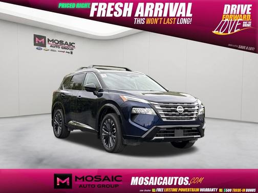 Deep Ocean Blue/Super Blk 2026 Nissan Rogue Platinum