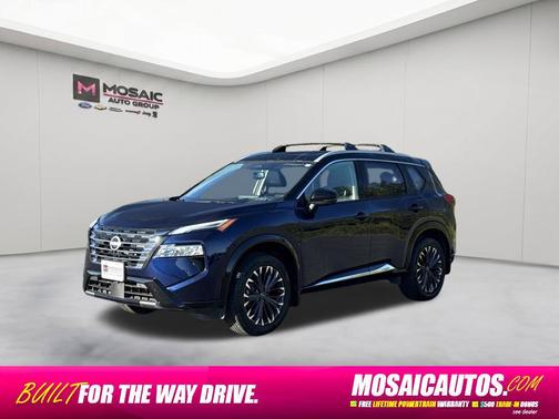 Deep Ocean Blue/Super Blk 2026 Nissan Rogue Platinum