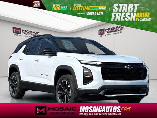 Polar White Tricoat 2026 Chevrolet Equinox FWD RS