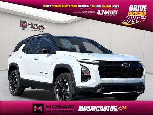 Polar White Tricoat 2026 Chevrolet Equinox FWD RS