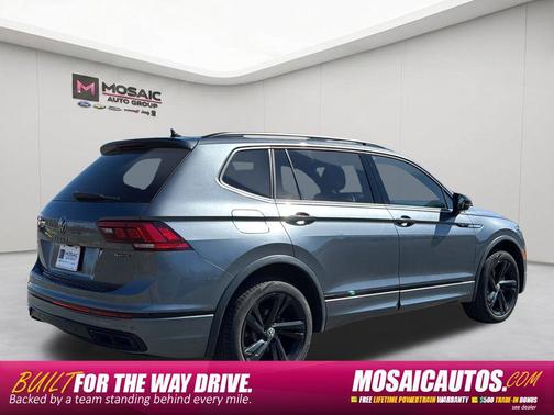 Platinum Gray Metallic 2023 Volkswagen Tiguan 2.0T SE R-Line Black 4MOTION