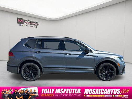 Platinum Gray Metallic 2023 Volkswagen Tiguan 2.0T SE R-Line Black 4MOTION